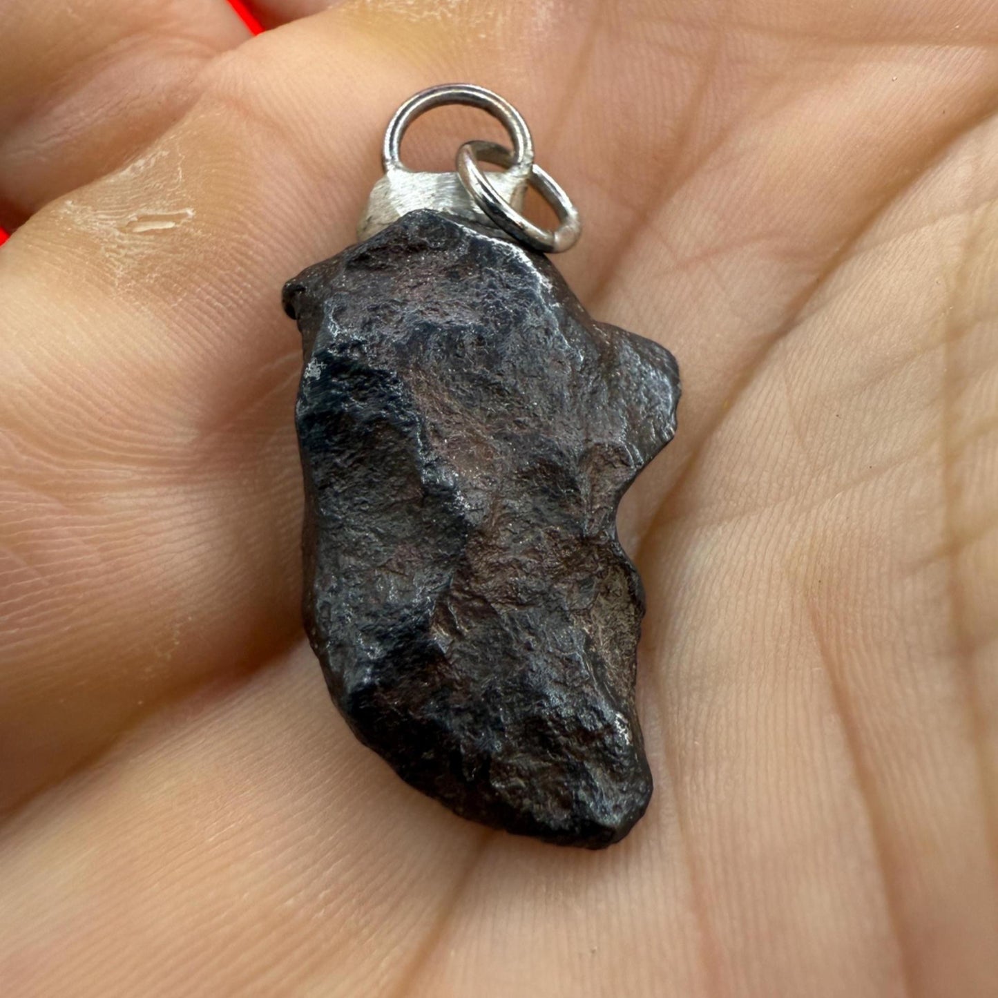 Mundrabilla Meteorite Pendant, Australian Meteorite, Authentic Meteorite, Astronomy Gift, Space Gift, Iron Meteorite, 13.10 grams