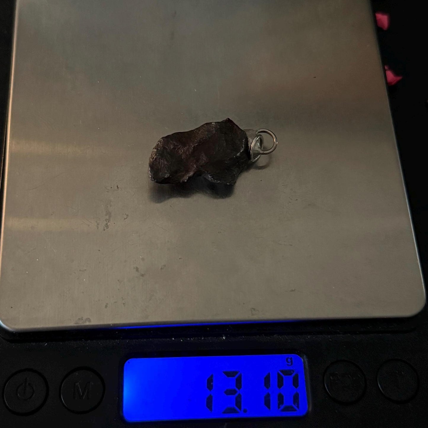 Mundrabilla Meteorite Pendant, Australian Meteorite, Authentic Meteorite, Astronomy Gift, Space Gift, Iron Meteorite, 13.10 grams
