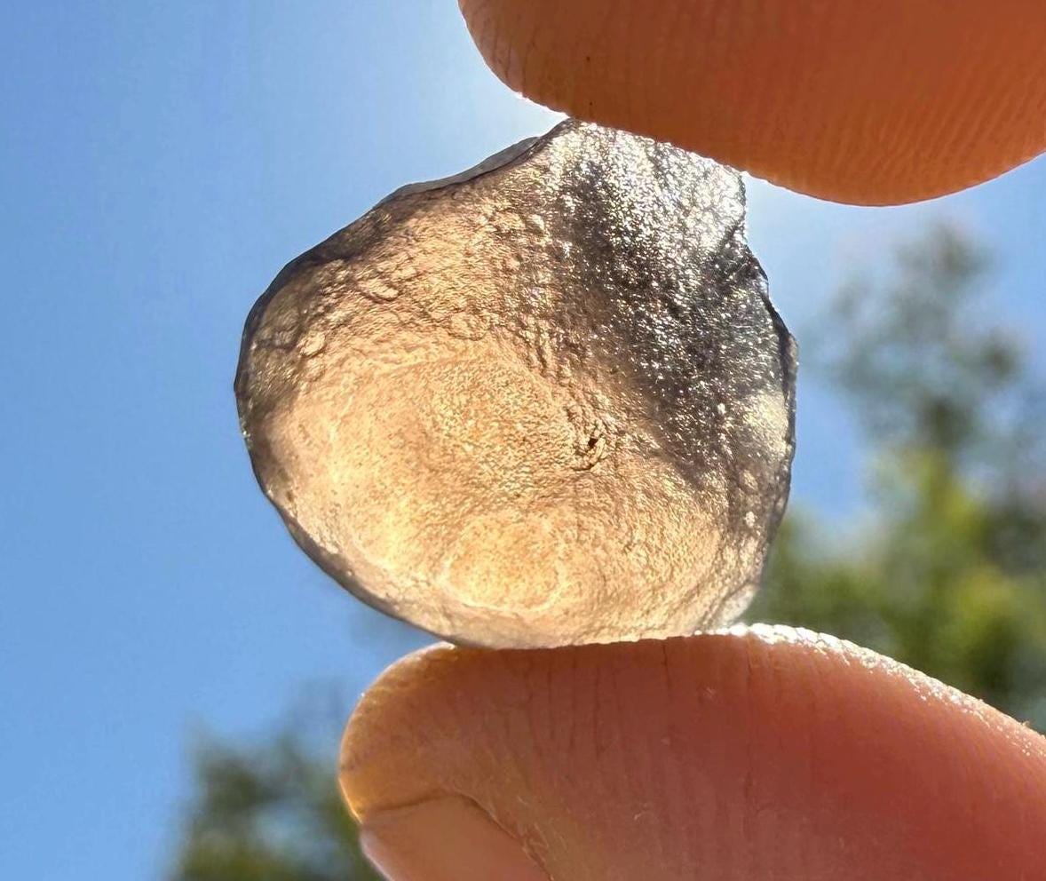 Saffordite Stone, Cintamani, Rare and Beautiful, Shamanic, Arizona, Pseudotektite, Obsidian, Metaphysical, 2.35 grams