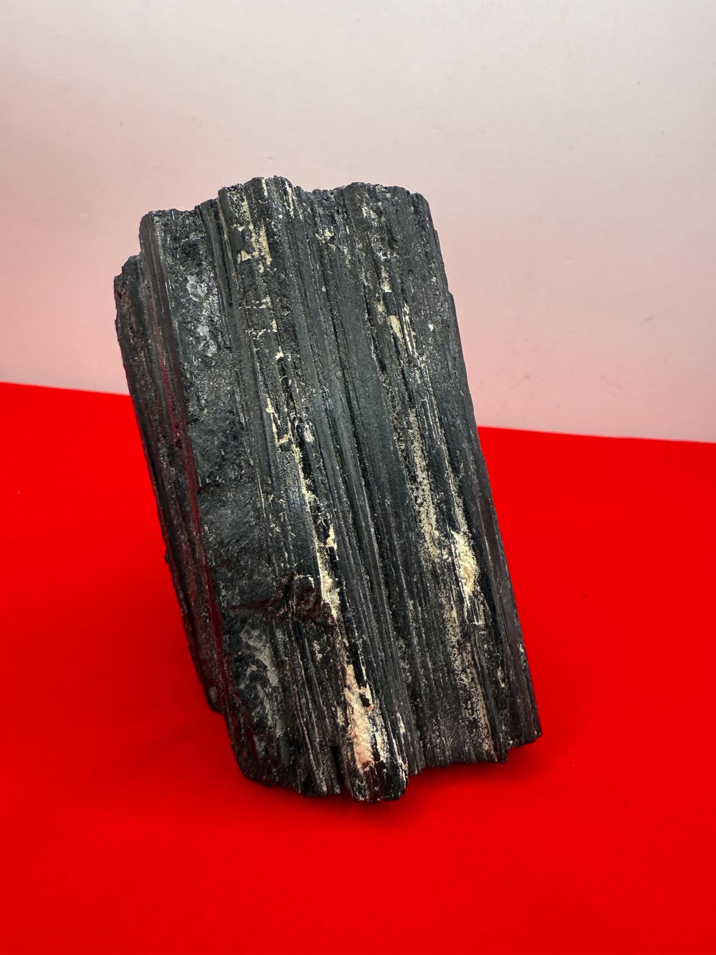 Black Tourmaline uncut natural stone, Brazilian Tourmaline, Psychic Protection, Rock Collection, Office Decor, Home Decor, 1 lb 3.0 ounces