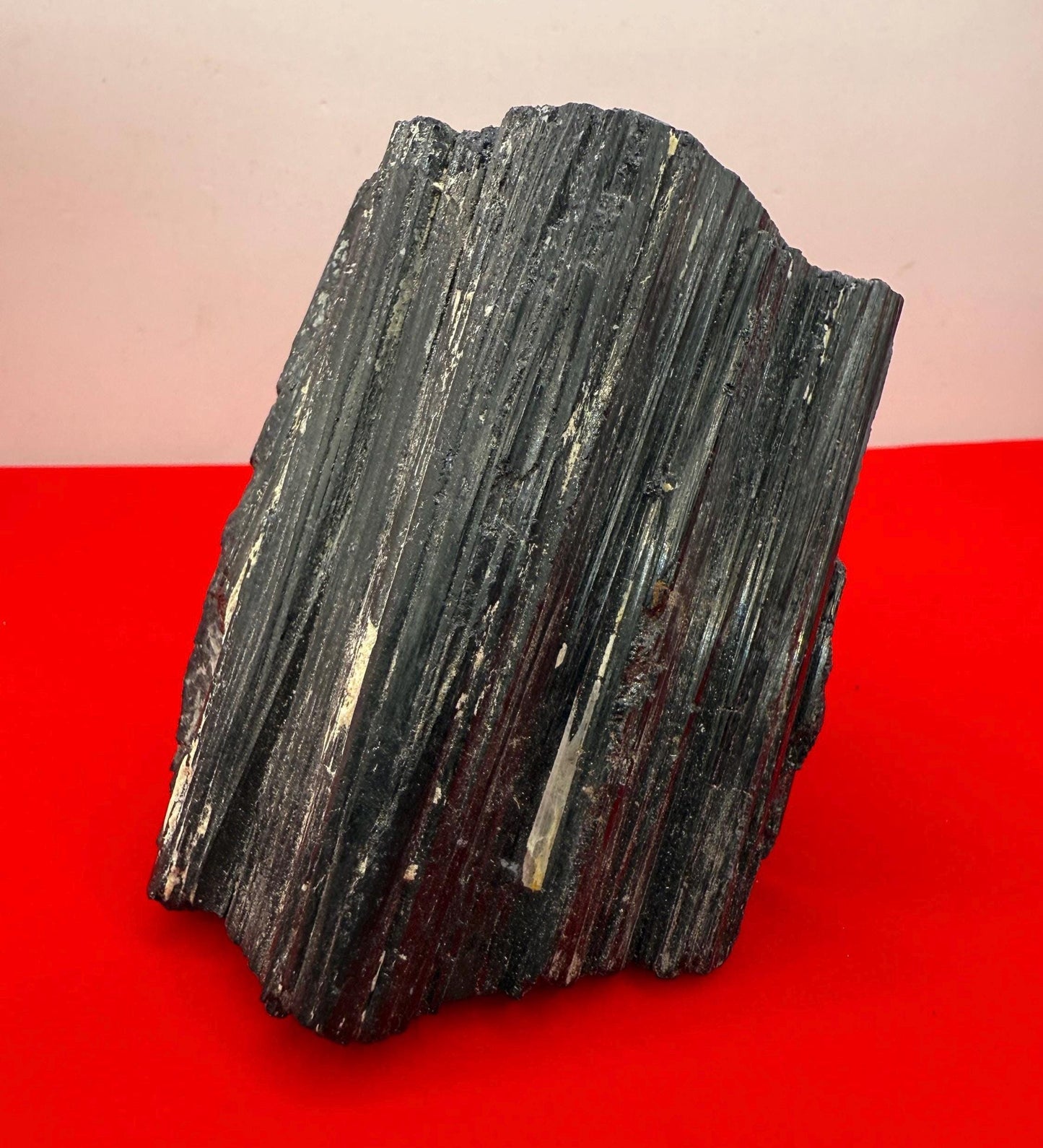 Black Tourmaline uncut natural stone, Brazilian Tourmaline, Psychic Protection, Rock Collection, Office Decor, Home Decor, 1 lb 3.0 ounces