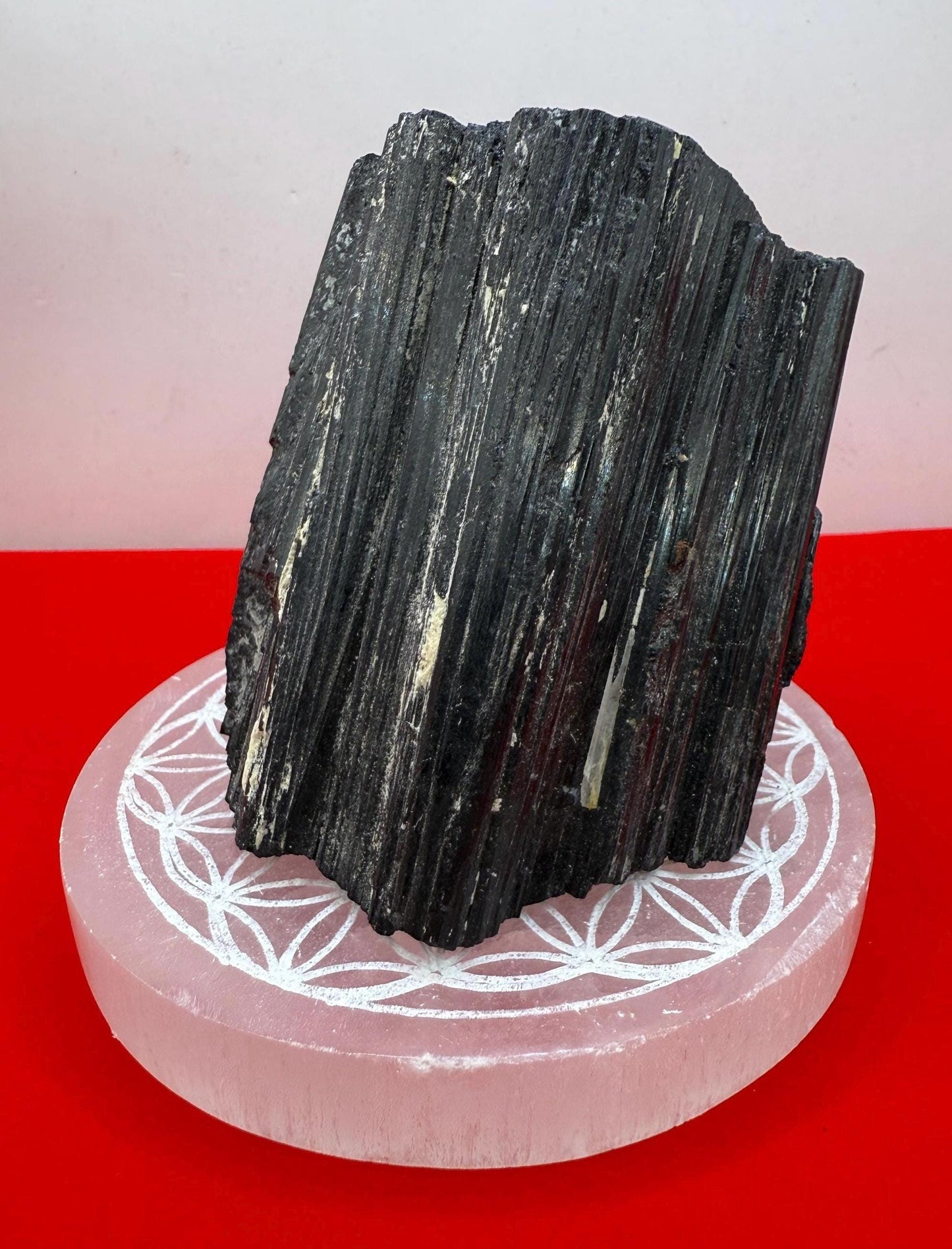 Black Tourmaline uncut natural stone, Brazilian Tourmaline, Psychic Protection, Rock Collection, Office Decor, Home Decor, 1 lb 3.0 ounces