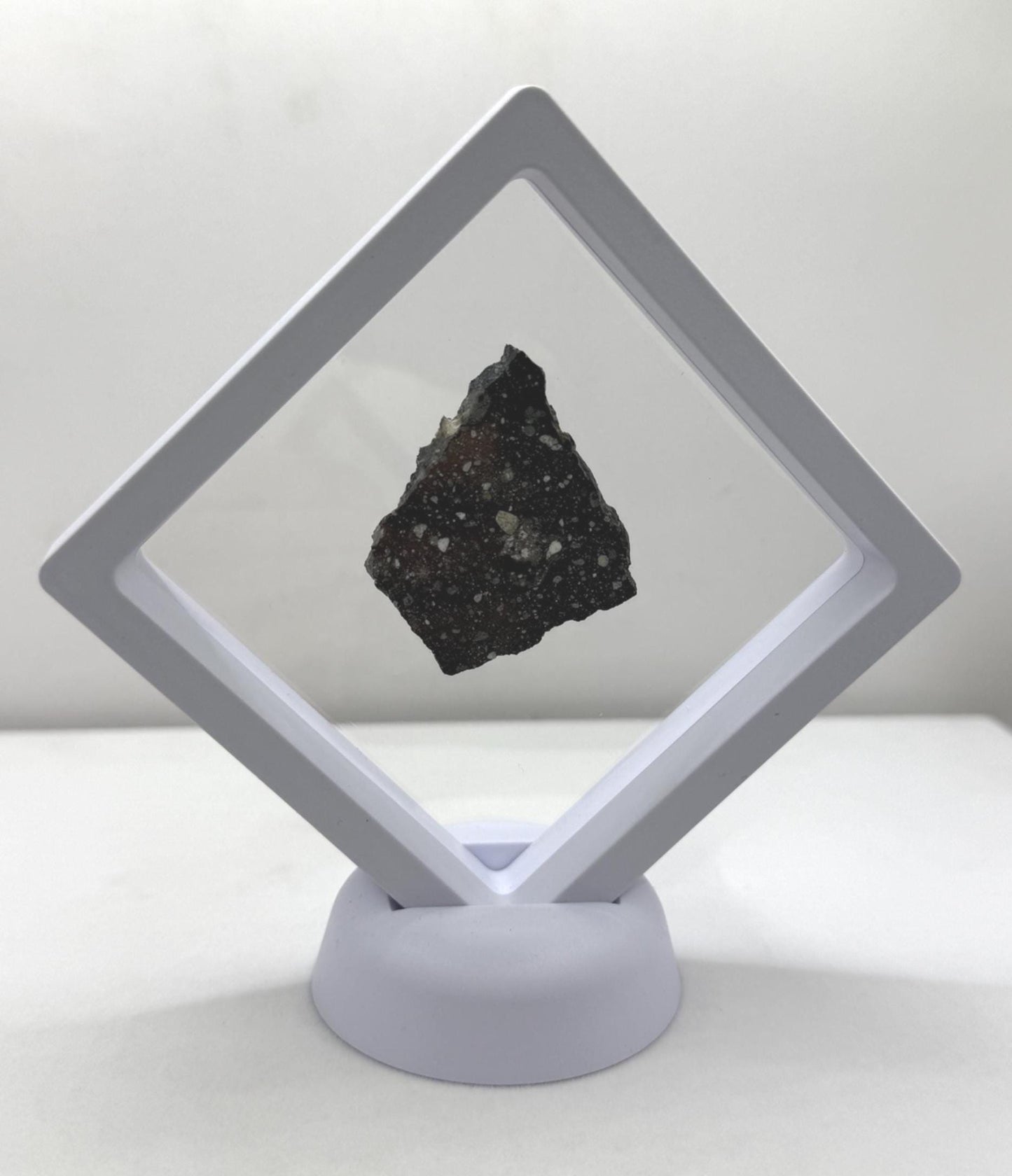 NWA 17679 Lunar Meteorite Slice, Rare Feldspathic Breccia Lunar, Mauritania, Africa, Moon Rock, Astronomy Gift, 6.61 grams