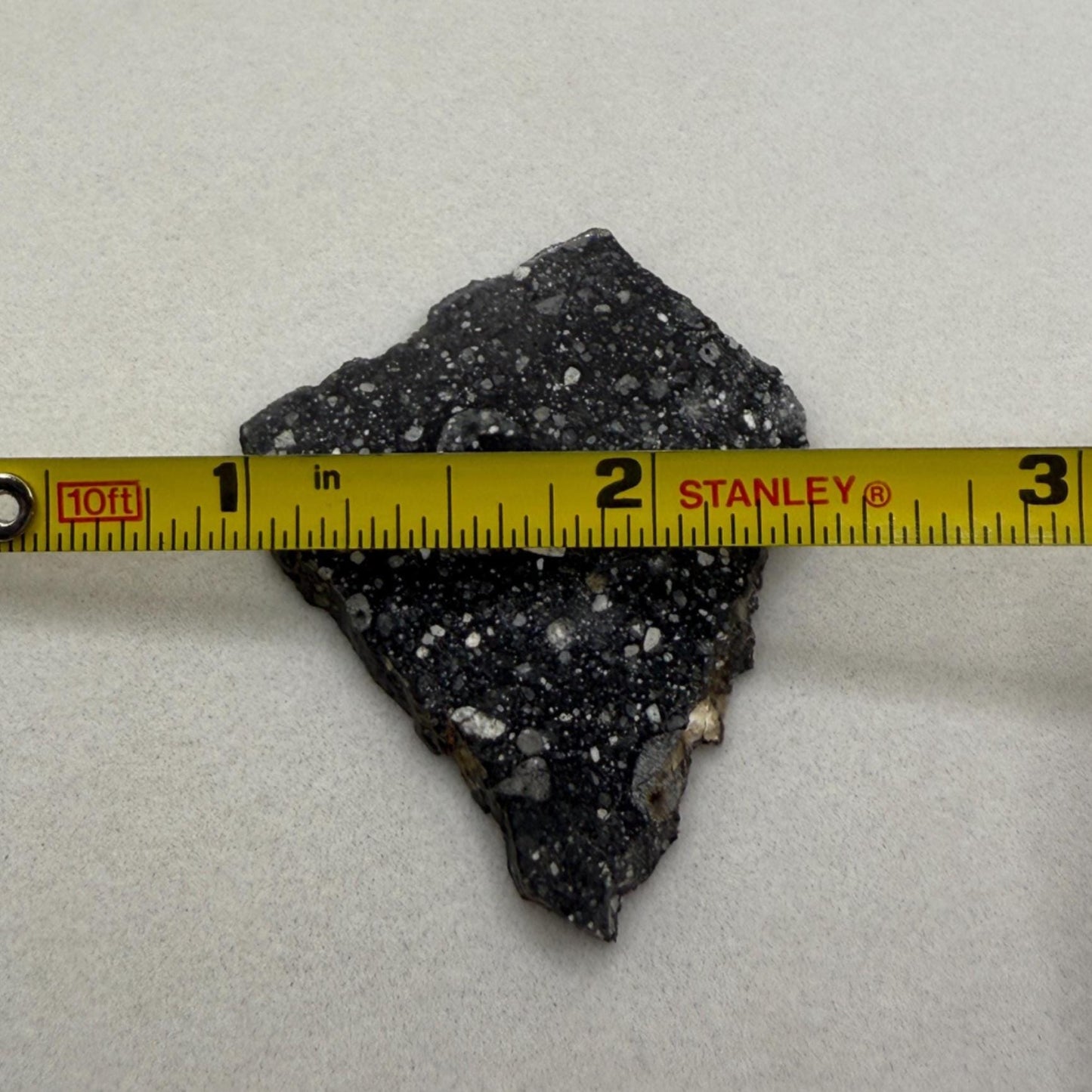 NWA 17679 Lunar Meteorite Slice, Rare Feldspathic Breccia Lunar, Mauritania, Africa, Moon Rock, Astronomy Gift, 6.61 grams