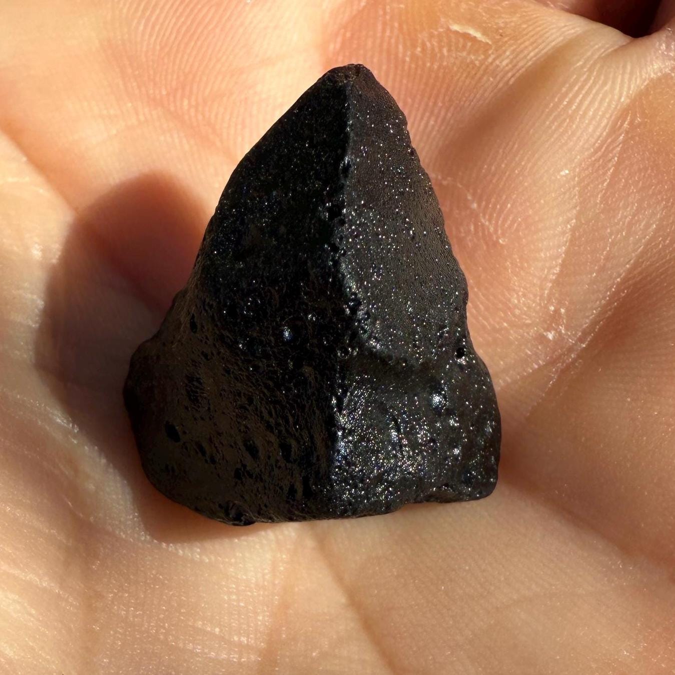 Beautiful Tektite, Indonesia, Indochinite Tektite, Rock Impactite, Energy Work, Reiki, 5.43 grams, Astronomy Gift, Tektite, Space Gift