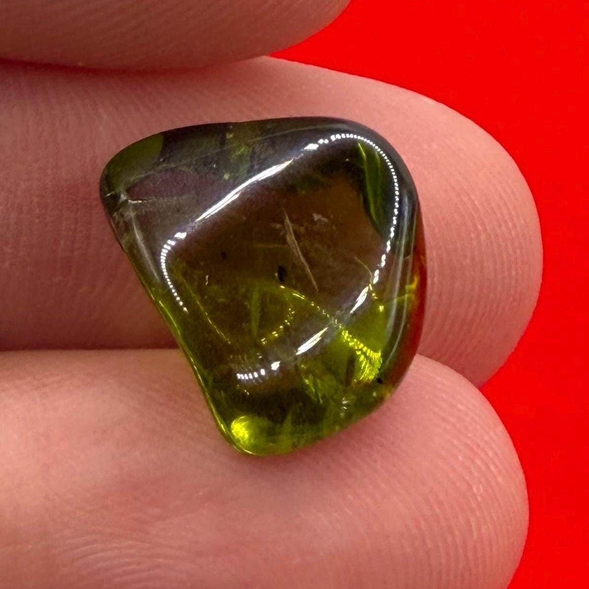 High Quality Arizona Peridot Crystal 2.18g / 10.9 Carats, Natural Green Gemstone, Collector Specimen, August Birthstone Jewelry