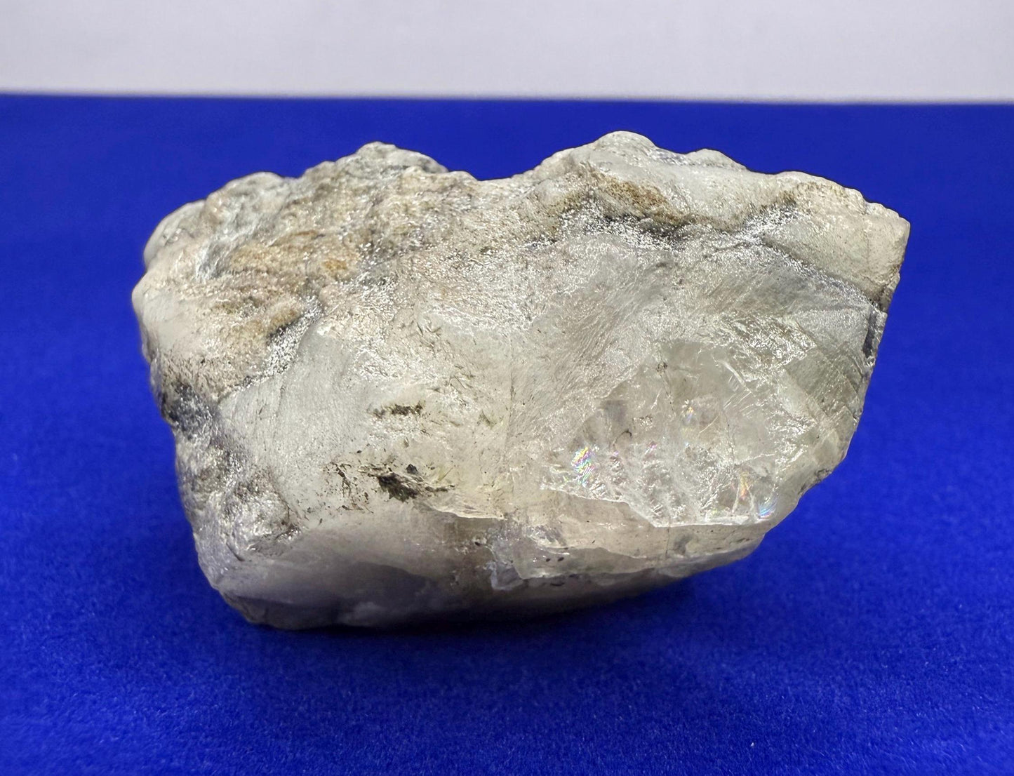 Rare Brazilian Phenacite Crystal 54.08 (275 Carats), Rare Internal Rainbow. High-Vibration Gem from Bahia, Brazil, Crystal Collection