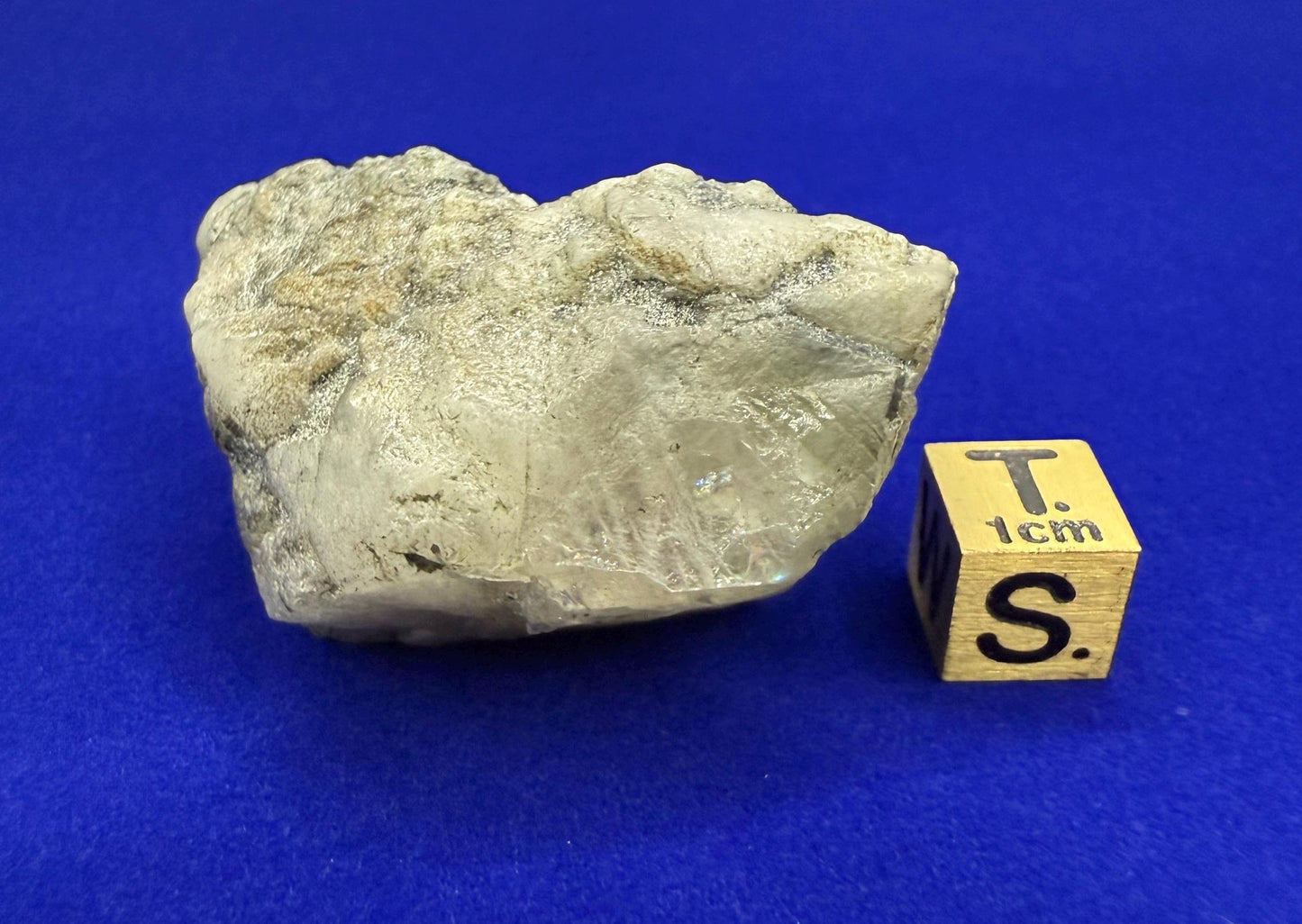 Rare Brazilian Phenacite Crystal 54.08 (275 Carats), Rare Internal Rainbow. High-Vibration Gem from Bahia, Brazil, Crystal Collection