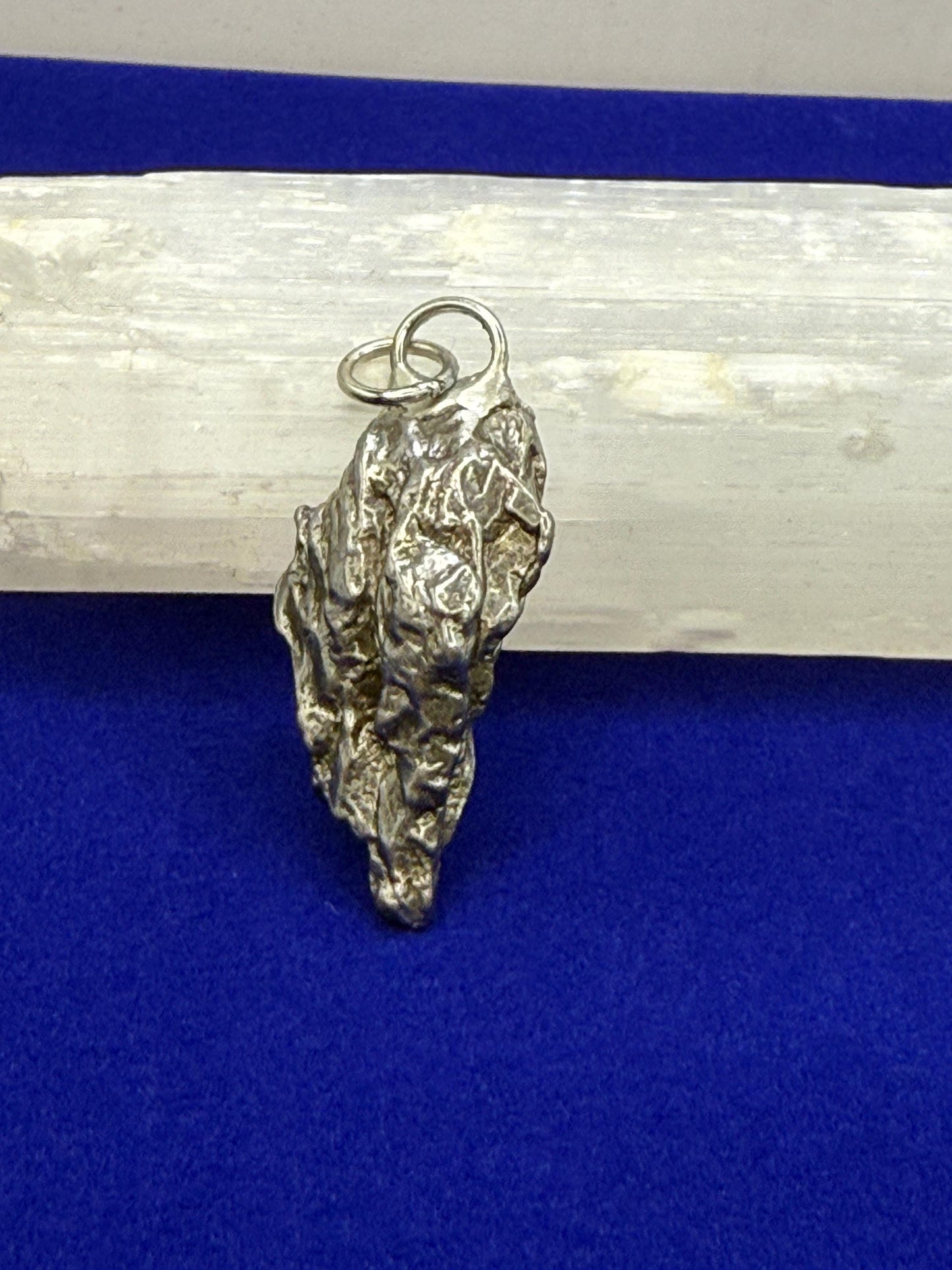 Beautiful Meteorite Campo del Cielo Pendant 12.56 Grams, Astronomy Gift, Authentic Meteorite, Meteorite Jewelry, Meteorite Pendant, COA