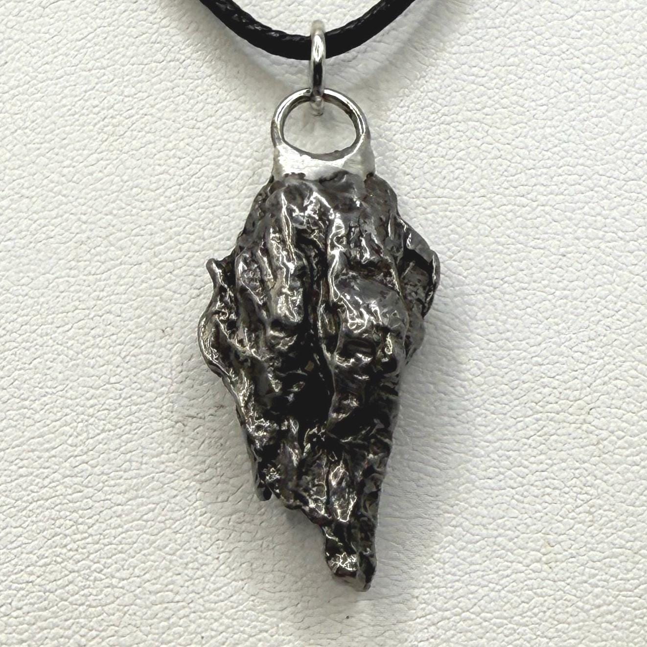 Beautiful Meteorite Campo del Cielo Pendant 12.56 Grams, Astronomy Gift, Authentic Meteorite, Meteorite Jewelry, Meteorite Pendant, COA