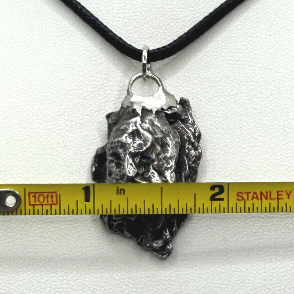 Beautiful Meteorite Campo del Cielo Pendant 16.45 Grams, Astronomy Gift, Authentic Meteorite, Meteorite Jewelry, Meteorite Pendant, COA