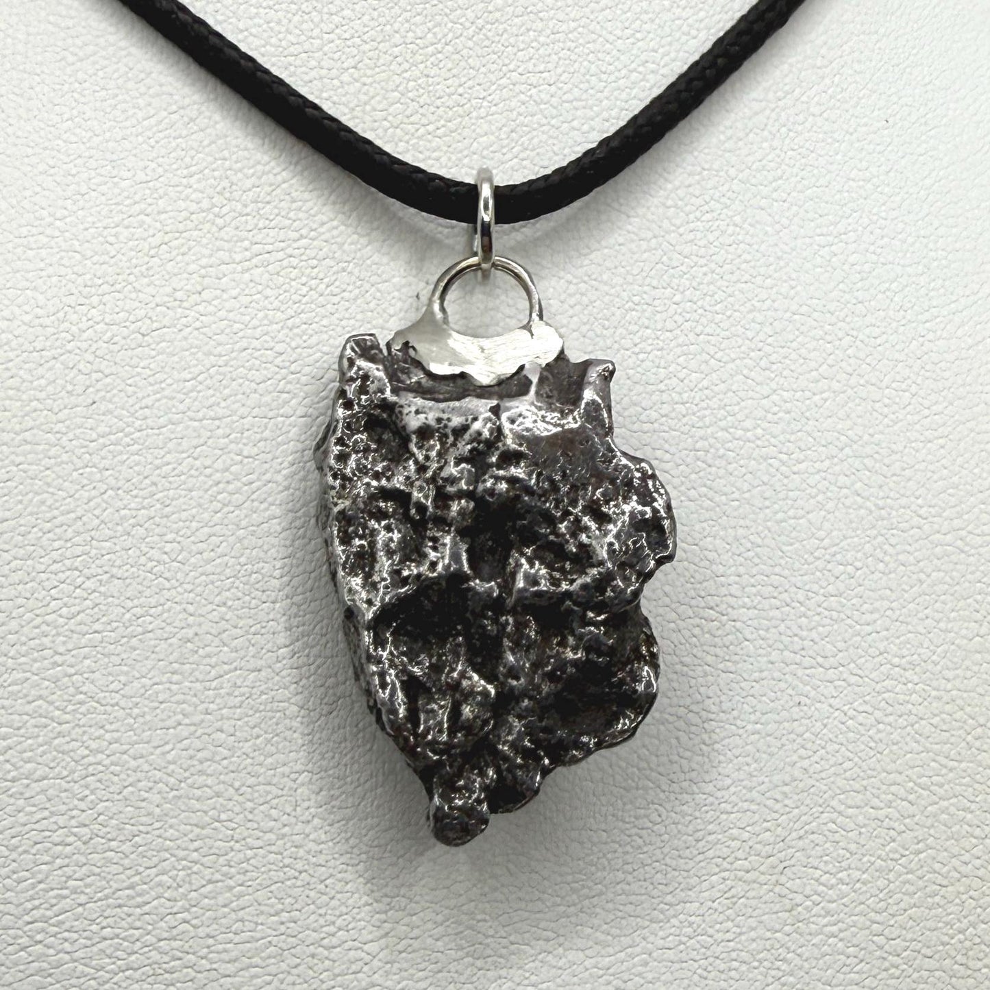 Beautiful Meteorite Campo del Cielo Pendant 16.45 Grams, Astronomy Gift, Authentic Meteorite, Meteorite Jewelry, Meteorite Pendant, COA