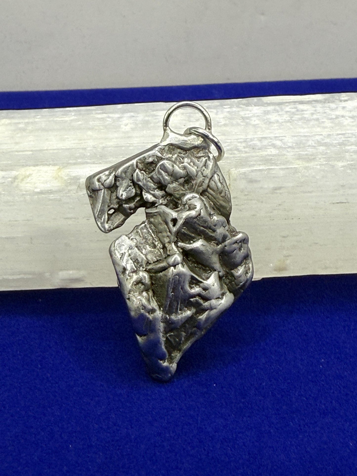 Beautiful Aletai Meteorite Pendant, 19.82 grams, Astronomy Gift, Authentic Meteorite, Meteorite Jewelry, Meteorite Pendant, COA, Space Gift