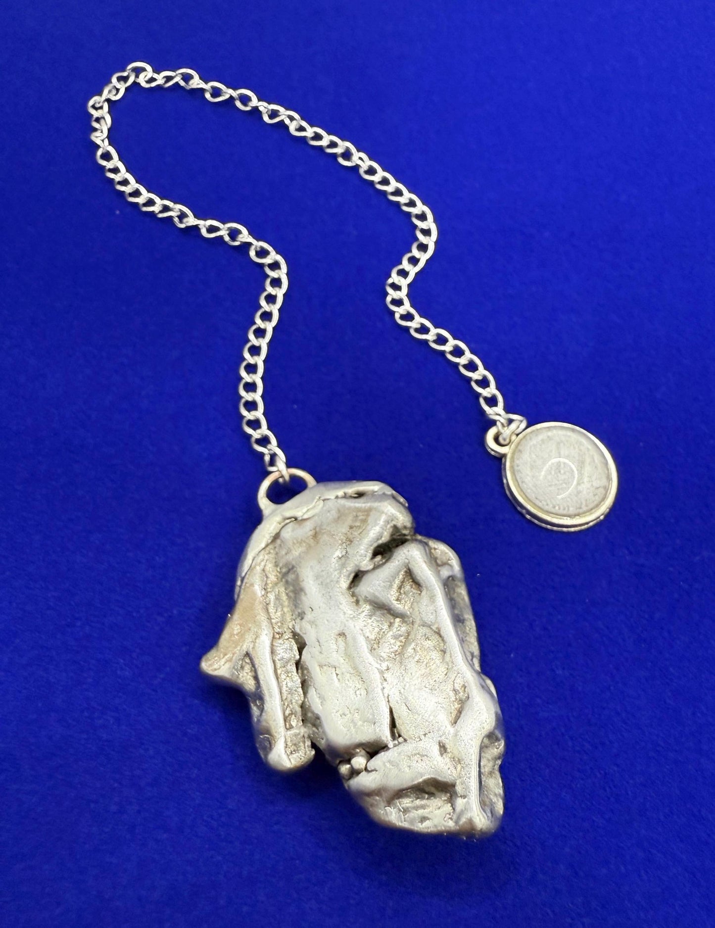 Beautiful Aletai Meteorite Pendulum, 52.16 grams, Astronomy Gift, Meditation Tool, Authentic Meteorite, Pendulum, Meteorite Pendant