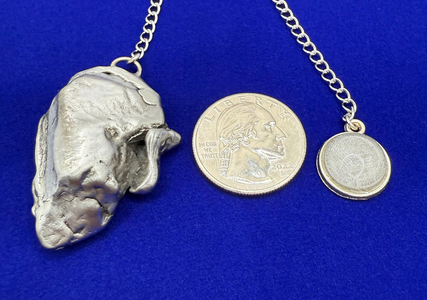 Beautiful Aletai Meteorite Pendulum, 52.16 grams, Astronomy Gift, Meditation Tool, Authentic Meteorite, Pendulum, Meteorite Pendant