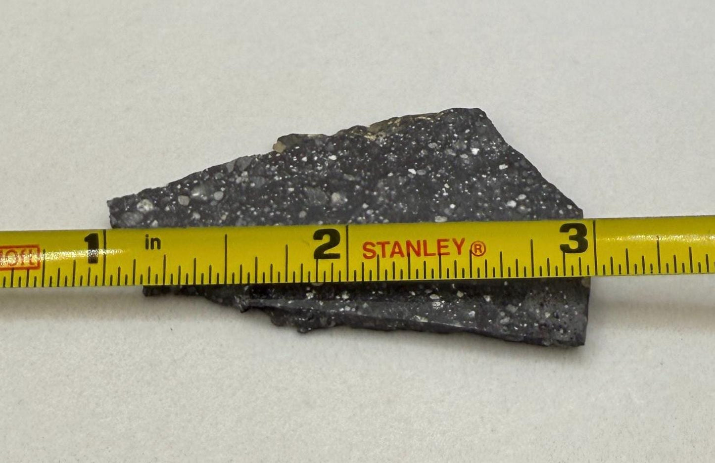 NWA 17679 Lunar Meteorite Slice, Rare Feldspathic Breccia Lunar, Mauritania, Africa, Moon Rock, Astronomy Gift, 7.23 grams