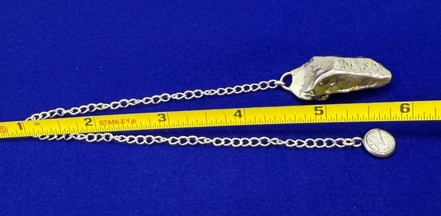 Beautiful Aletai Meteorite Pendulum, 22.07 grams, Astronomy Gift, Meditation Tool, Authentic Meteorite, Pendulum, Meteorite Pendant