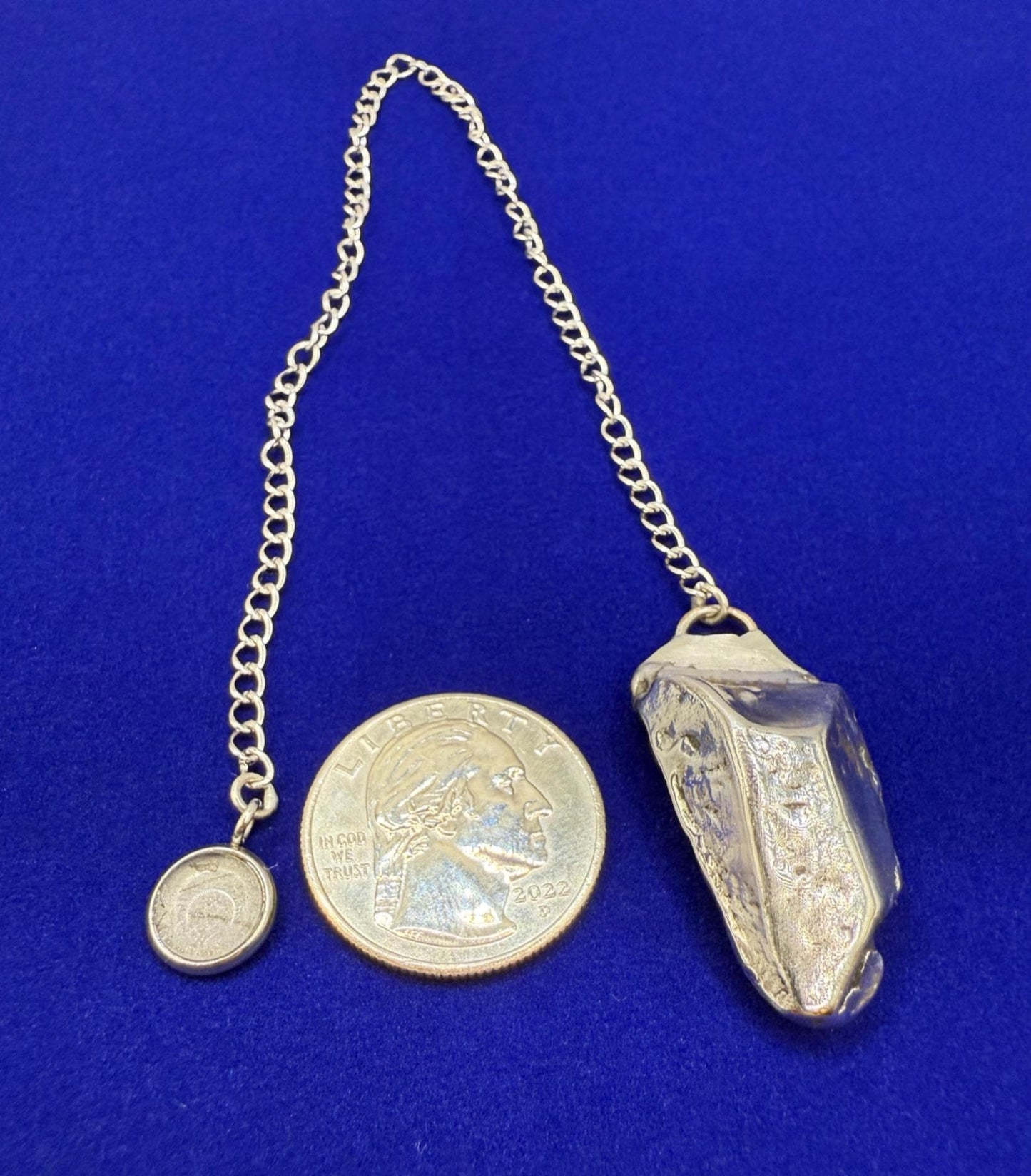 Beautiful Aletai Meteorite Pendulum, 22.07 grams, Astronomy Gift, Meditation Tool, Authentic Meteorite, Pendulum, Meteorite Pendant