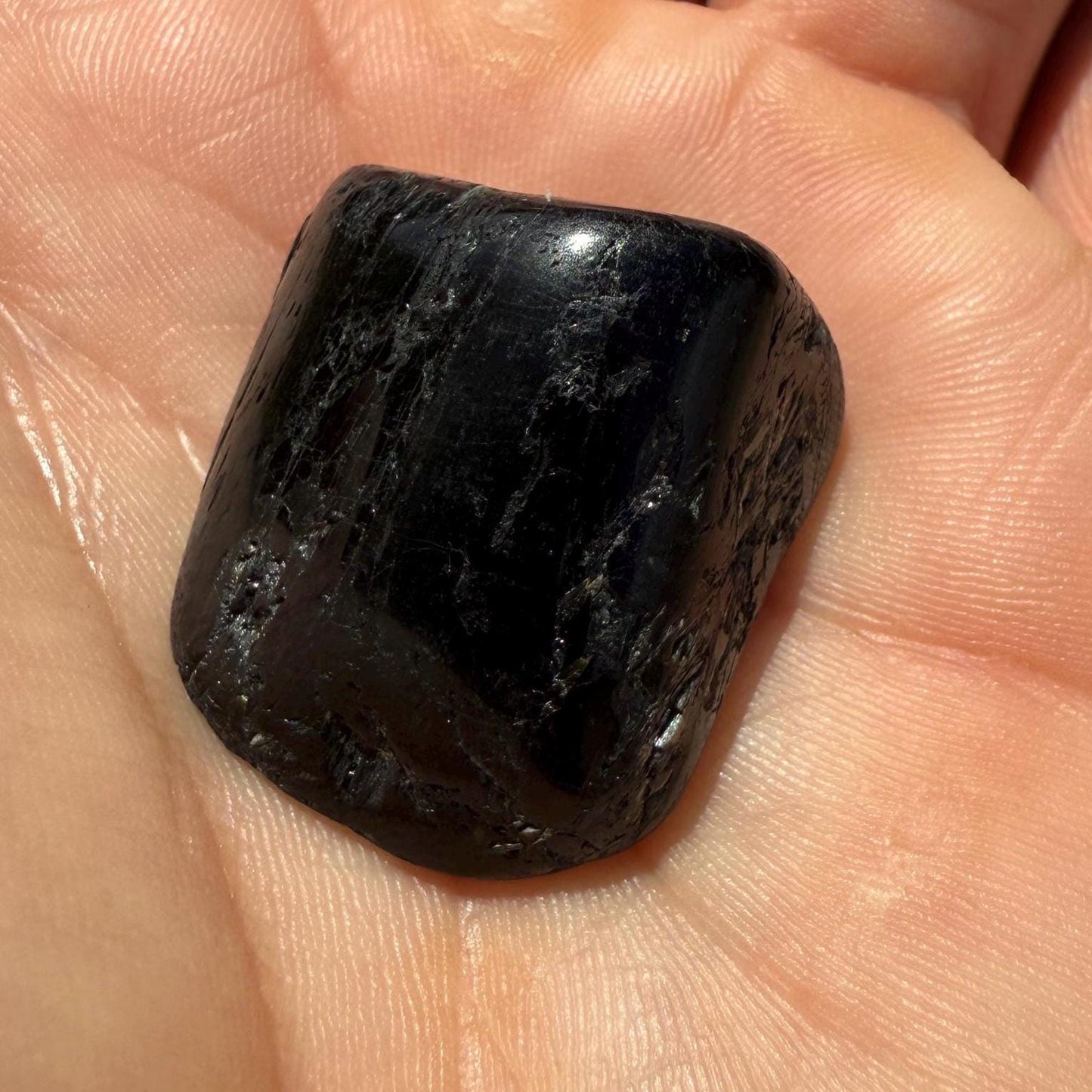 Nuummite Stone, Natural Nuummite, Greenland, Reiki, Rock Collection, Manifesting, Grounding, Energy Work, Reiki Creativity, 15.28 grams