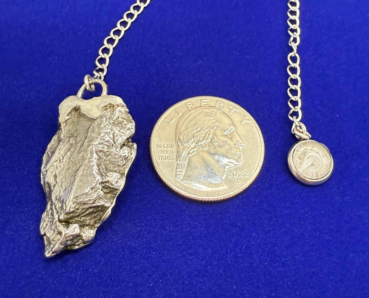 Beautiful Aletai Meteorite Pendulum, 16.60 grams, Astronomy Gift, Meditation Tool, Authentic Meteorite, Pendulum, Meteorite Pendant