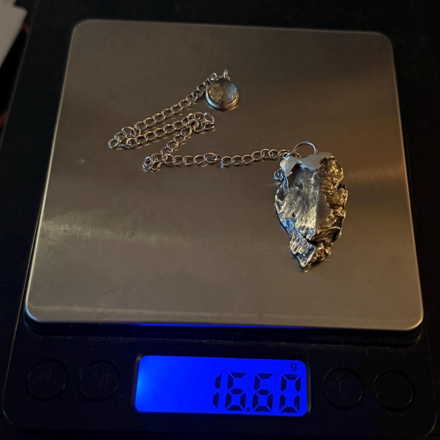 Beautiful Aletai Meteorite Pendulum, 16.60 grams, Astronomy Gift, Meditation Tool, Authentic Meteorite, Pendulum, Meteorite Pendant