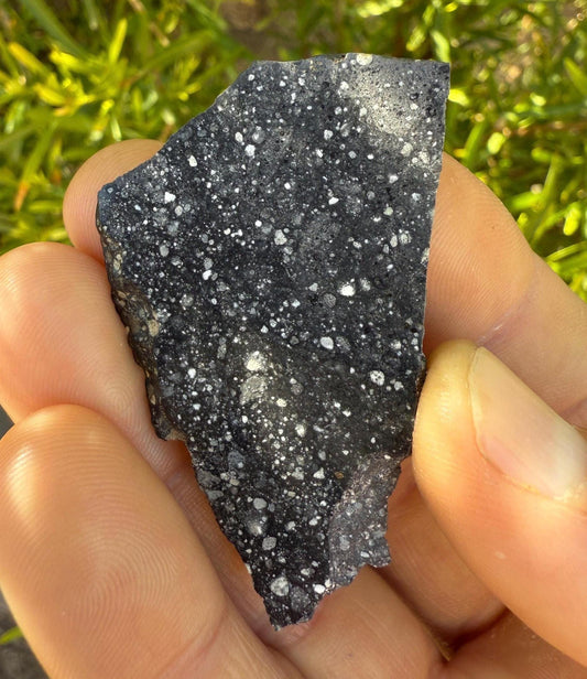 NWA 17679 Lunar Meteorite Slice, Rare Feldspathic Breccia Lunar, Mauritania, Africa, Moon Rock, Astronomy Gift, 7.23 grams