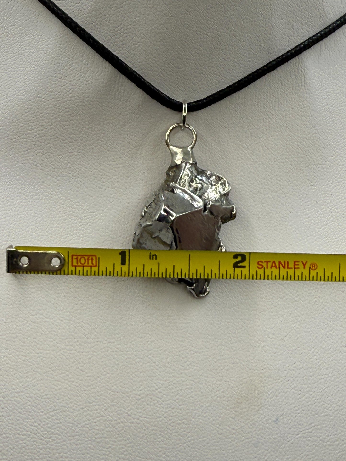 Beautiful Aletai Meteorite Pendant, 19.76 grams, Astronomy Gift, Authentic Meteorite, Meteorite Jewelry, Meteorite Pendant, COA, Space Gift