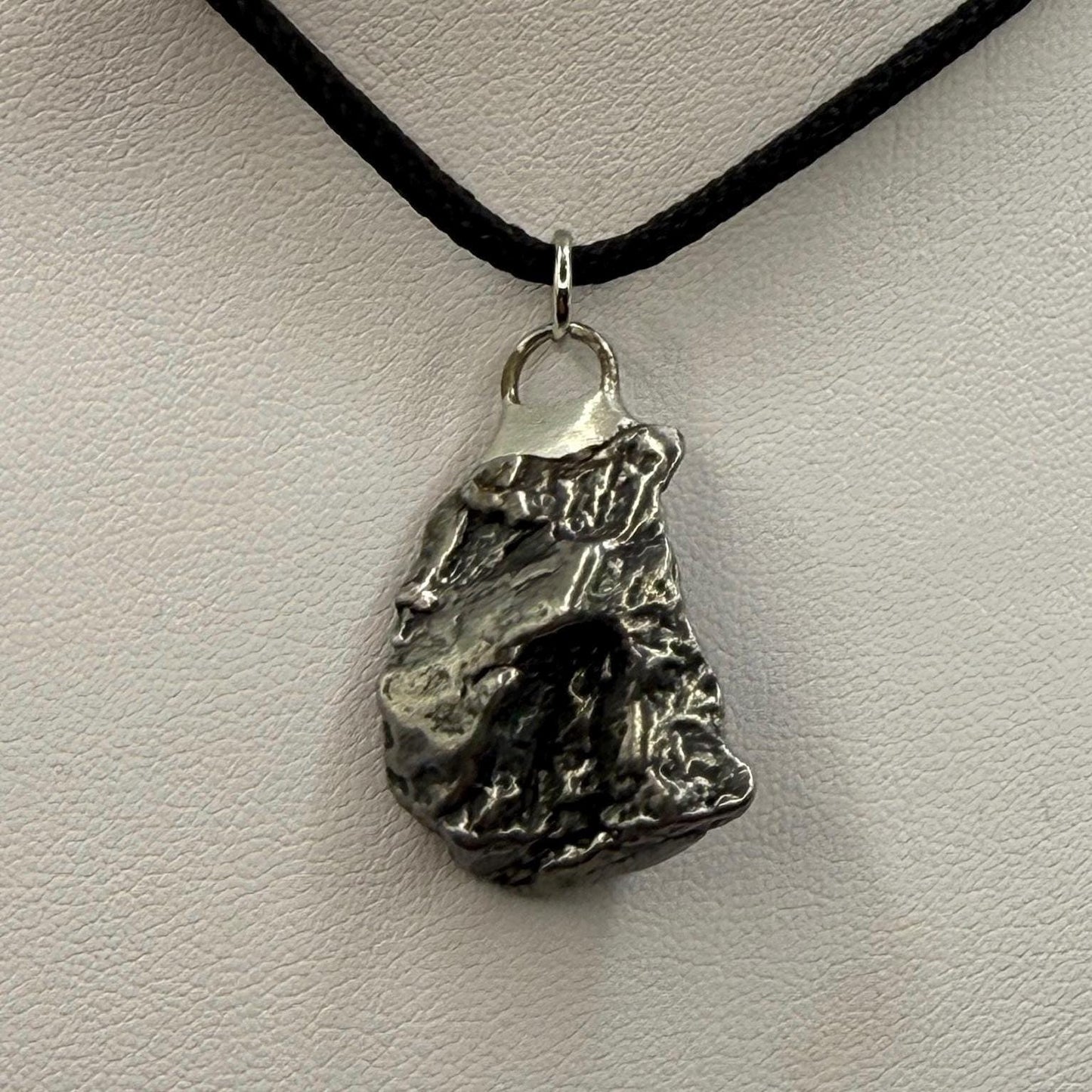 Beautiful Meteorite Campo del Cielo Pendant 14.53 Grams, Astronomy Gift, Authentic Meteorite, Meteorite Jewelry, Meteorite Pendant, COA