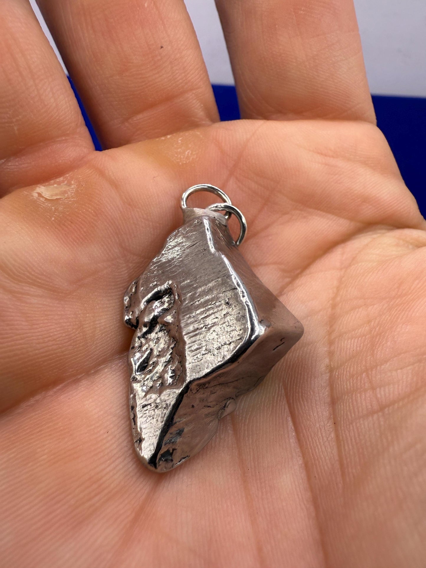 Beautiful Aletai Meteorite Pendant, 19.21 grams, Astronomy Gift, Authentic Meteorite, Meteorite Jewelry, Meteorite Pendant, COA, Space Gift
