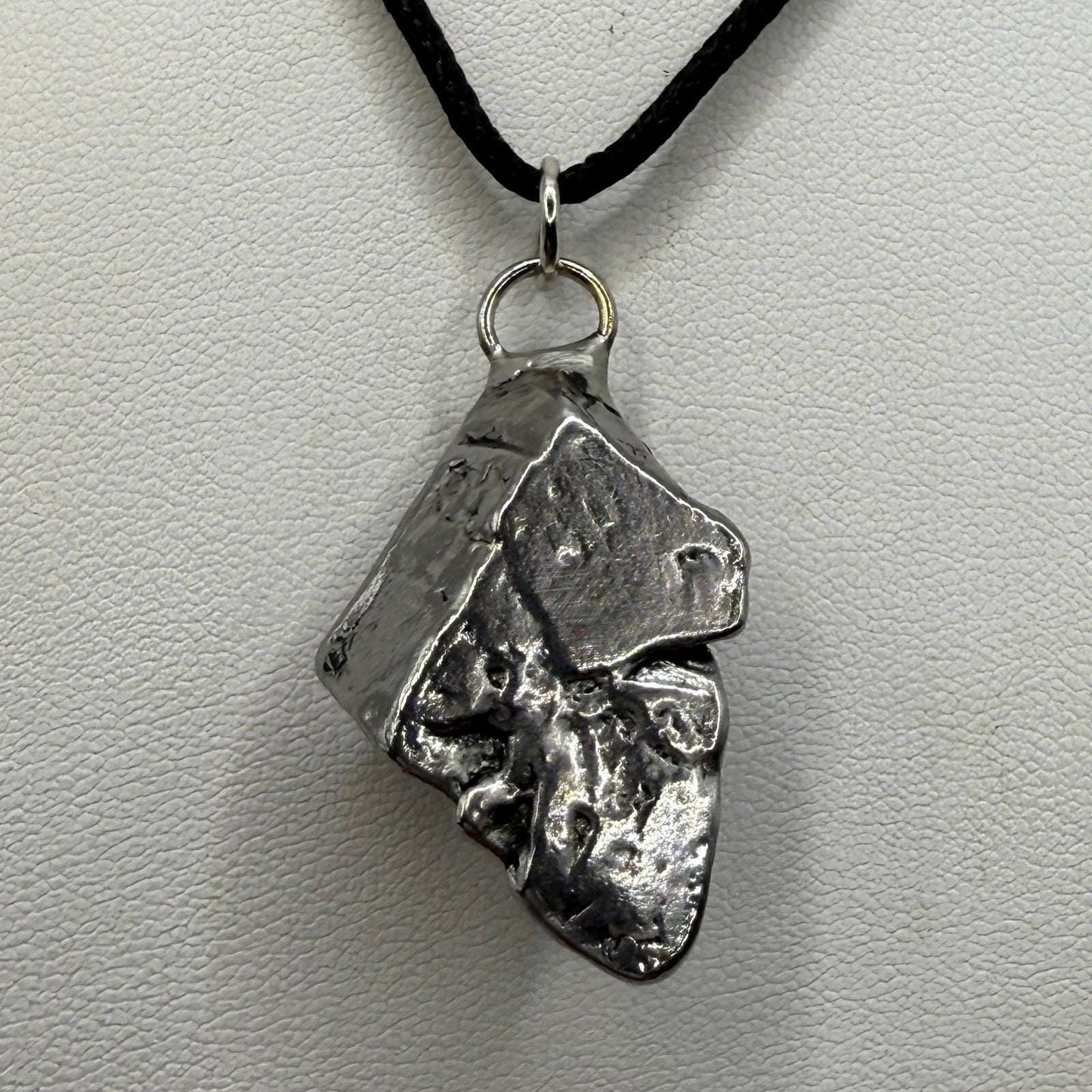 Beautiful Aletai Meteorite Pendant, 19.21 grams, Astronomy Gift, Authentic Meteorite, Meteorite Jewelry, Meteorite Pendant, COA, Space Gift