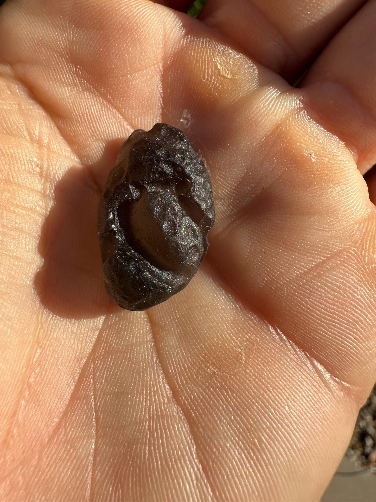 Colombianite Specimen, Beautiful and Translucent, Shamanic, Tektite, Pseudotektite, Obsidian, Healing Energy, Metaphysical, 5.14 grams
