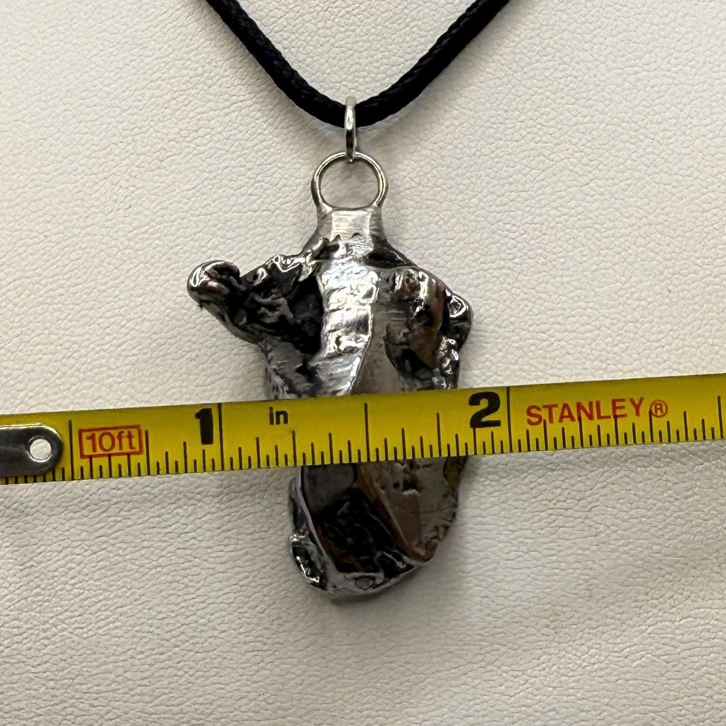 Beautiful Aletai Meteorite Pendant, 21.94 grams, Astronomy Gift, Authentic Meteorite, Meteorite Jewelry, Meteorite Pendant, COA, Space Gift