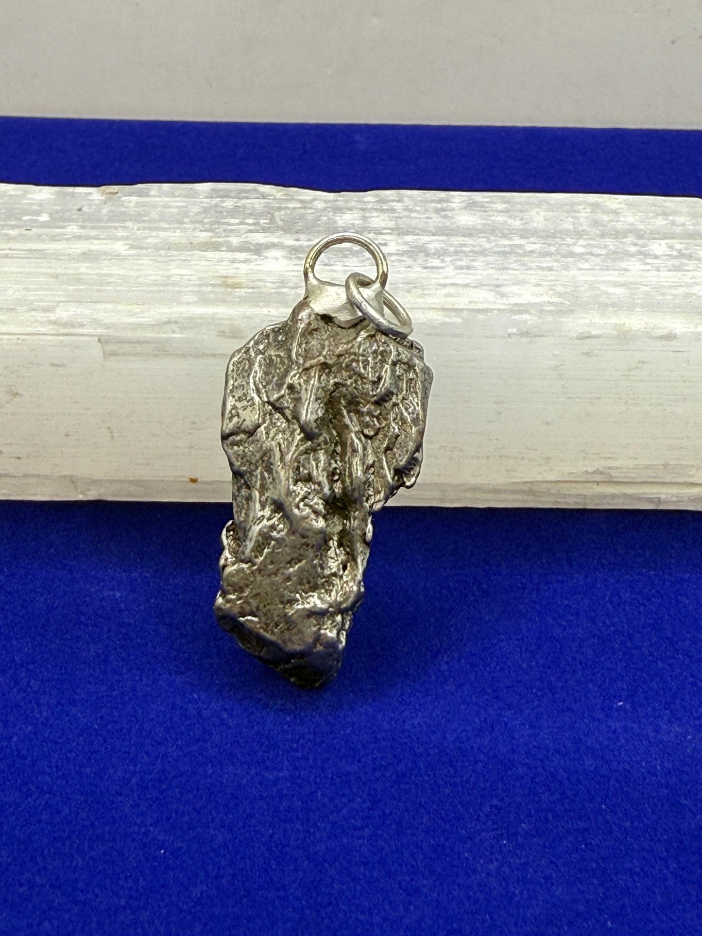 Beautiful Meteorite Campo del Cielo Pendant 14.13 Grams, Astronomy Gift, Authentic Meteorite, Meteorite Jewelry, Meteorite Pendant, COA