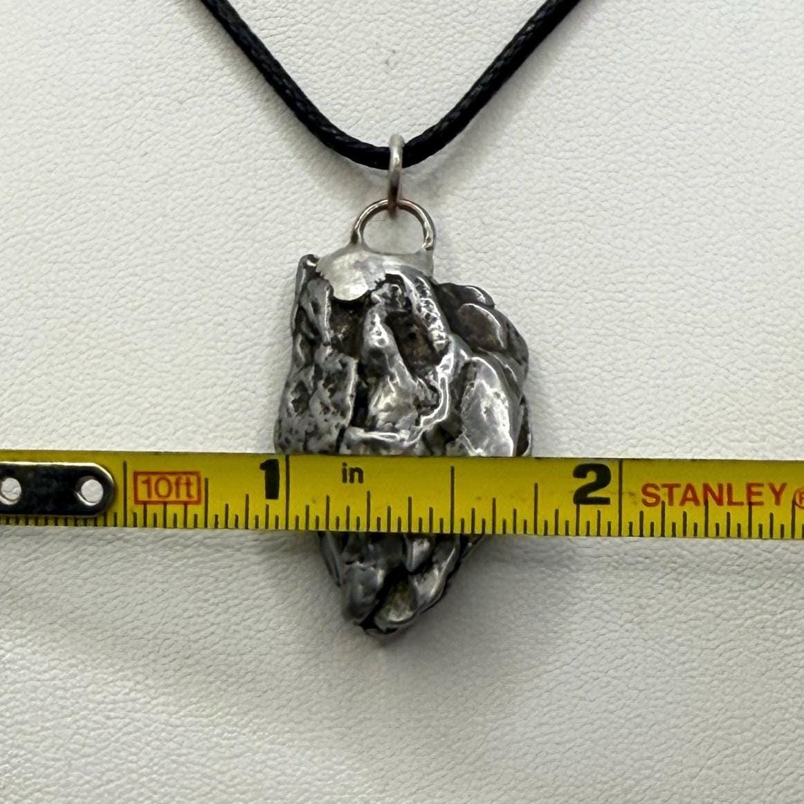 Beautiful Meteorite Campo del Cielo Pendant 20.44 Grams, Astronomy Gift, Authentic Meteorite, Meteorite Jewelry, Meteorite Pendant, COA