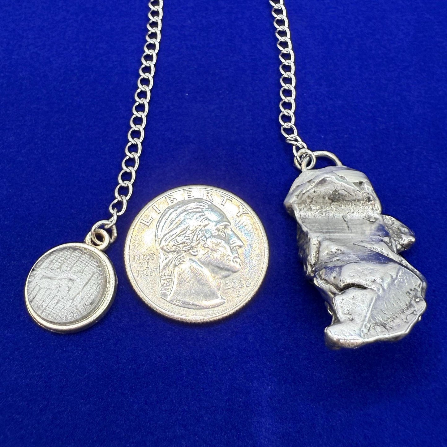 Beautiful Aletai Meteorite Pendulum, 24.75 grams, Astronomy Gift, Meditation Tool, Authentic Meteorite, Pendulum, Meteorite Pendant