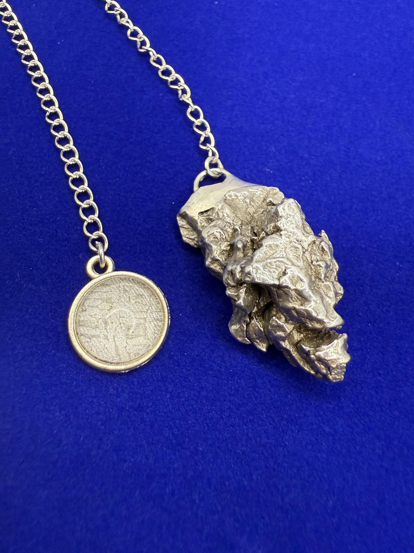 Campo del Cielo Meteorite Pendulum, 27.91 grams, Astronomy Gift, Meditation Tool, Authentic Meteorite, Dowsing Tool, Pendulum, Energy Work
