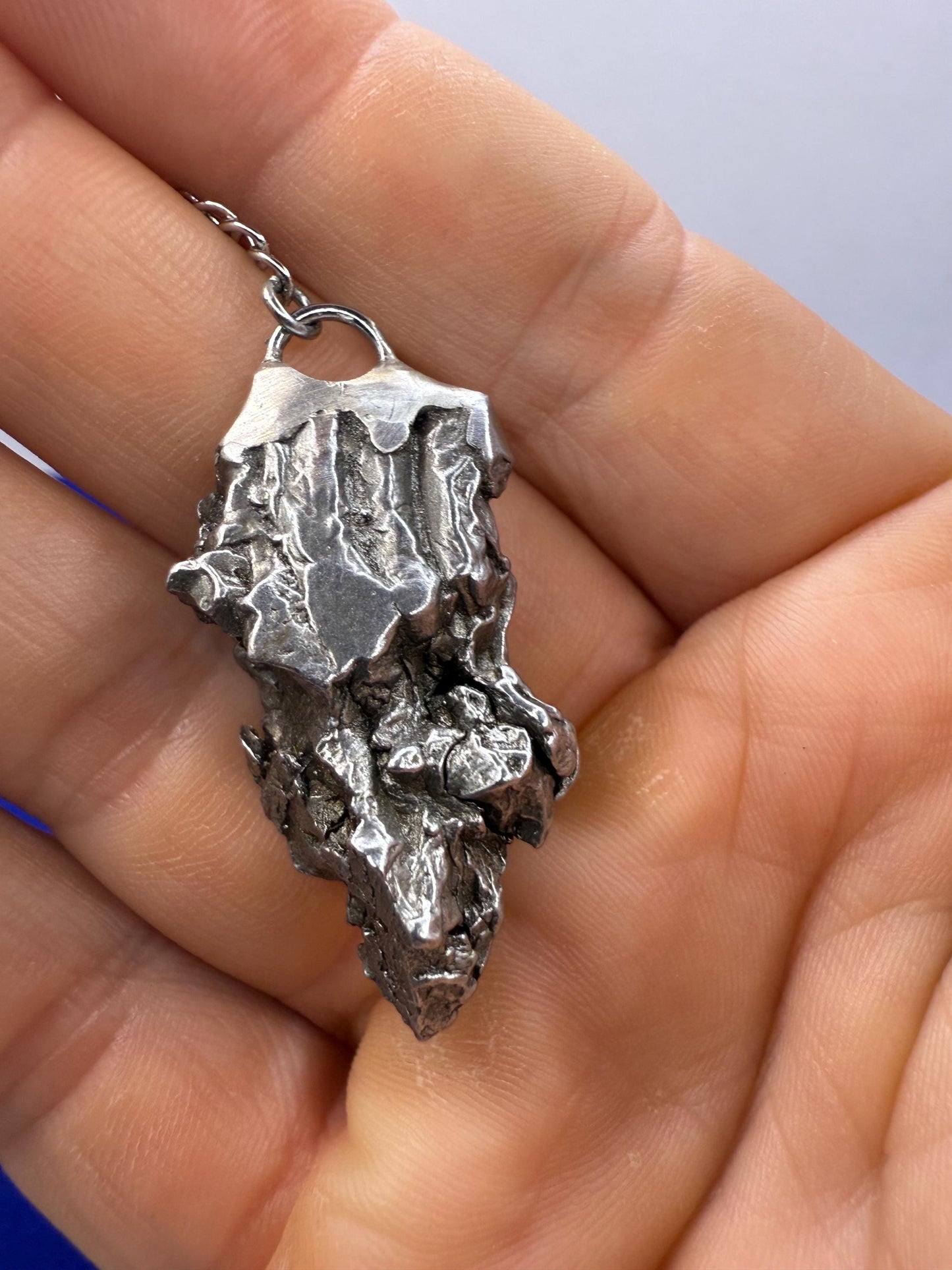 Campo del Cielo Meteorite Pendulum, 27.91 grams, Astronomy Gift, Meditation Tool, Authentic Meteorite, Dowsing Tool, Pendulum, Energy Work