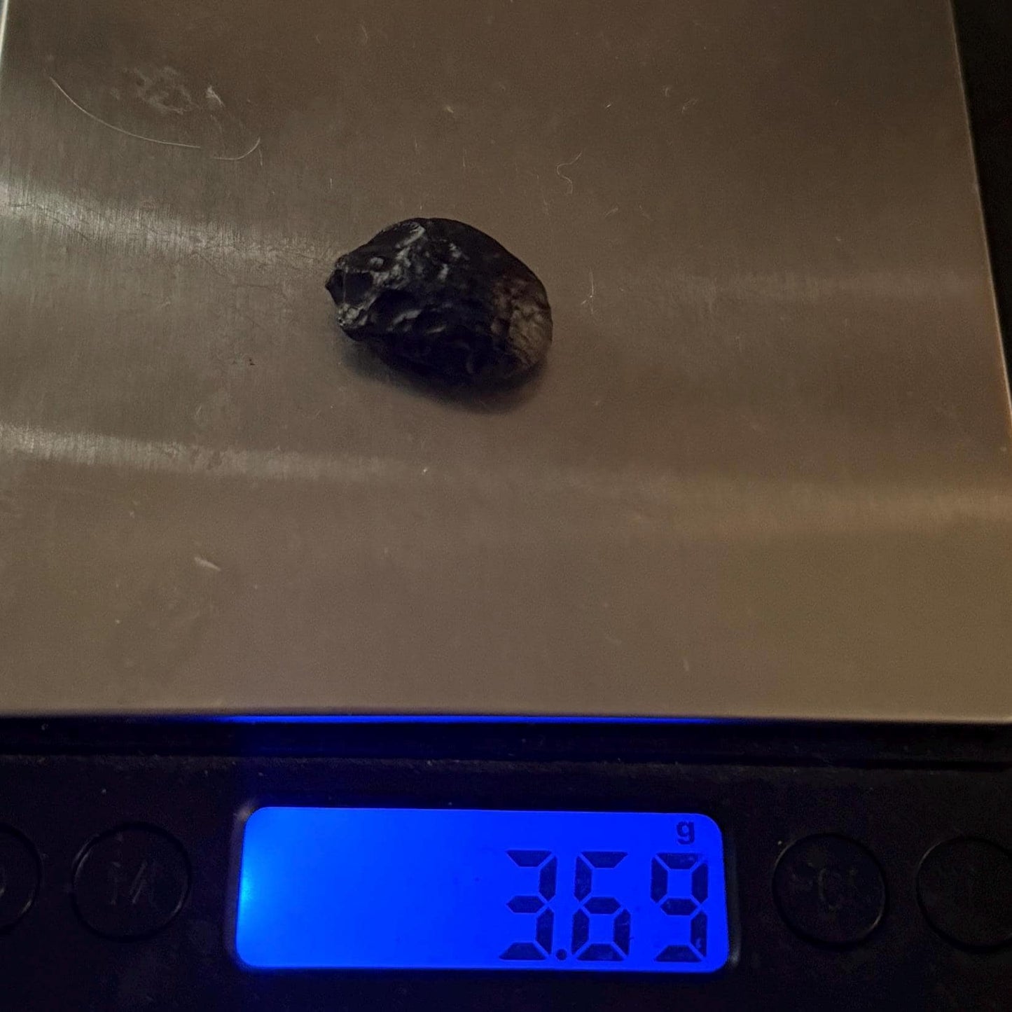 Saffordite Specimen, Cintamani, Rare and Beautiful, Triangle on Surface, Shamanic, Arizona, Pseudotektite, Obsidian, Metaphysical, 3.69g