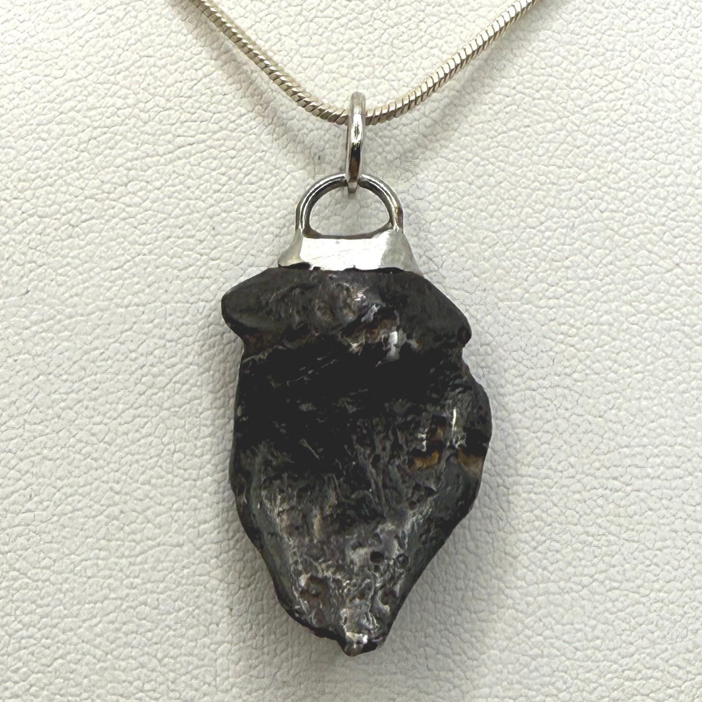 Canyon Diablo Meteorite Pendant 8.48 grams, Arizona Meteorite, Authentic Meteorite, Astronomy Gift, Space Gift, Iron Meteorite