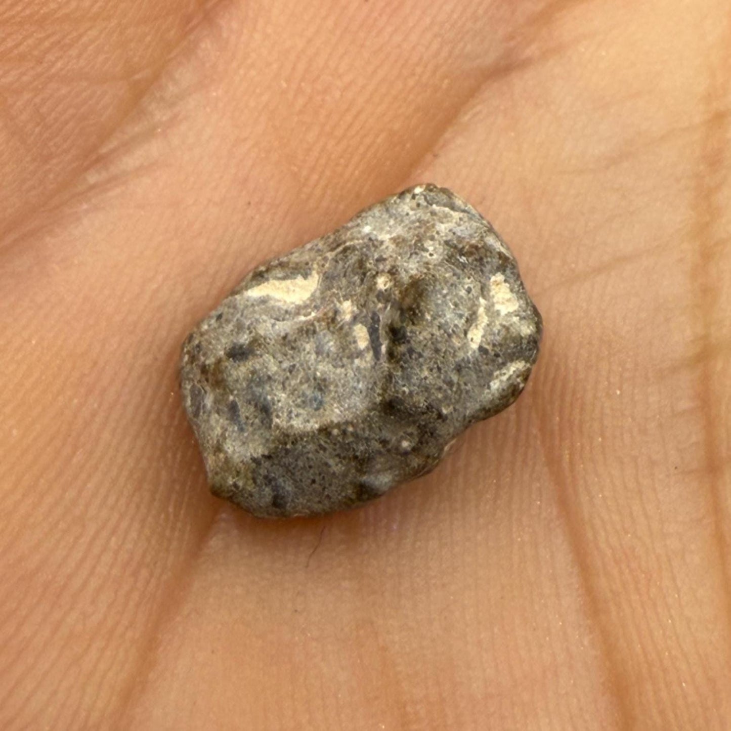 Moon|Lunar Meteorite Pendant, NWA 13974, Feldspathic Breccia, Moon Meteorite, Meteorite Collection, Lunar Feldspathic Breccia, 0.93 grams