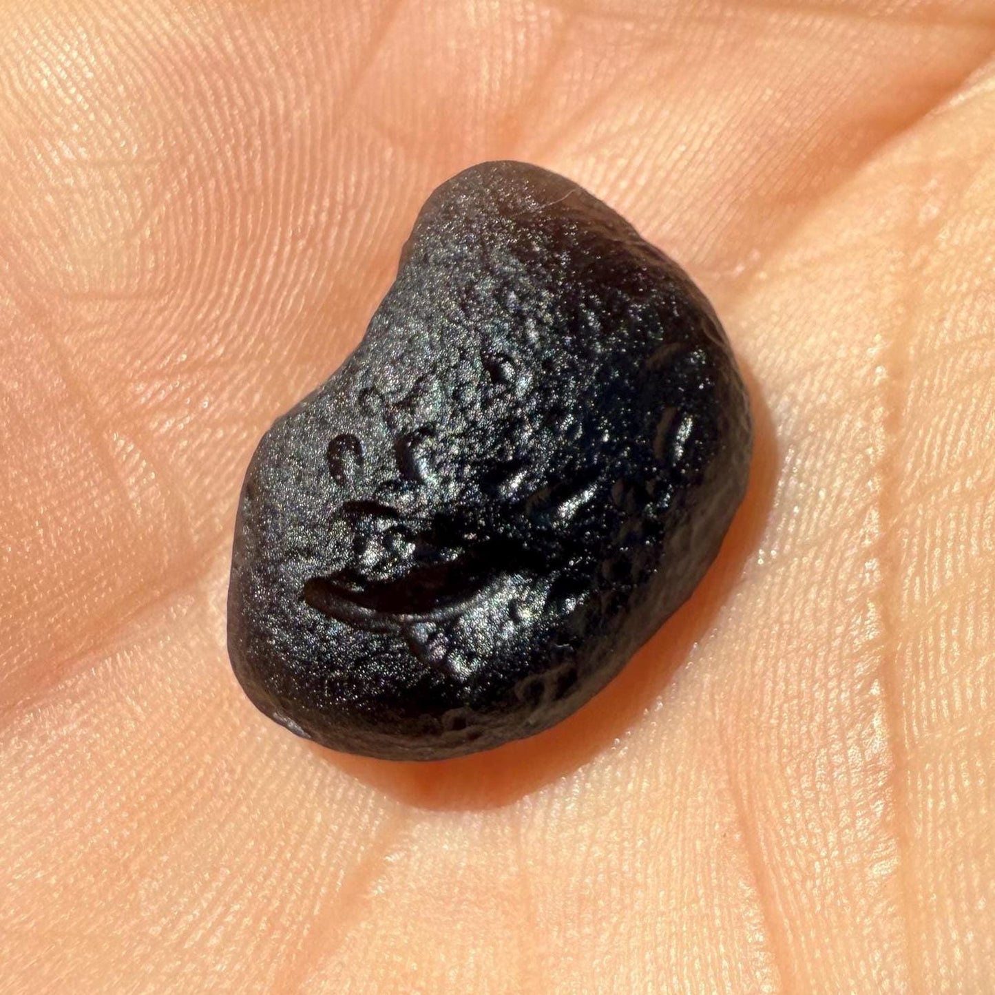 Saffordite Specimen, Cintamani, Rare and Beautiful, Reiki Energy Work, Shamanic, Arizona, Pseudotektite, Obsidian, Metaphysical, 2.92g