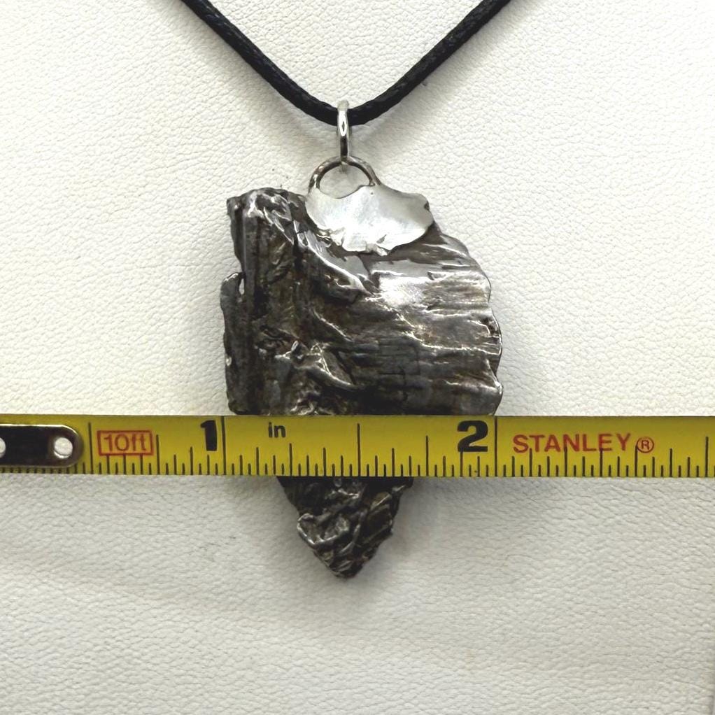 Beautiful Aletai Meteorite Pendant, 23.62 grams, Astronomy Gift, Authentic Meteorite, Meteorite Jewelry, Meteorite Pendant, COA, Space Gift