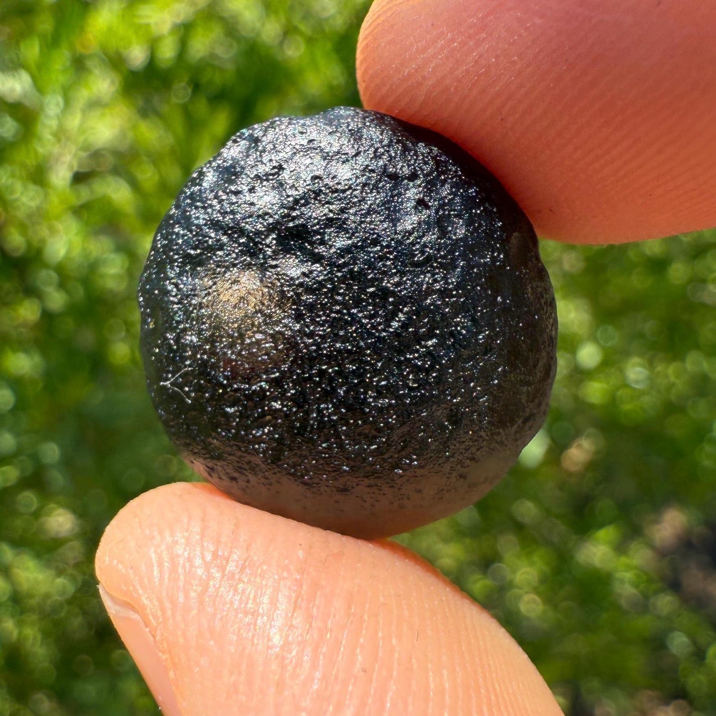 Colombianite Specimen, Beautiful and Translucent, Rare Air Bubble, Shamanic, Tektite, Pseudotektite, Obsidian, Healing Energy, 6.10 grams