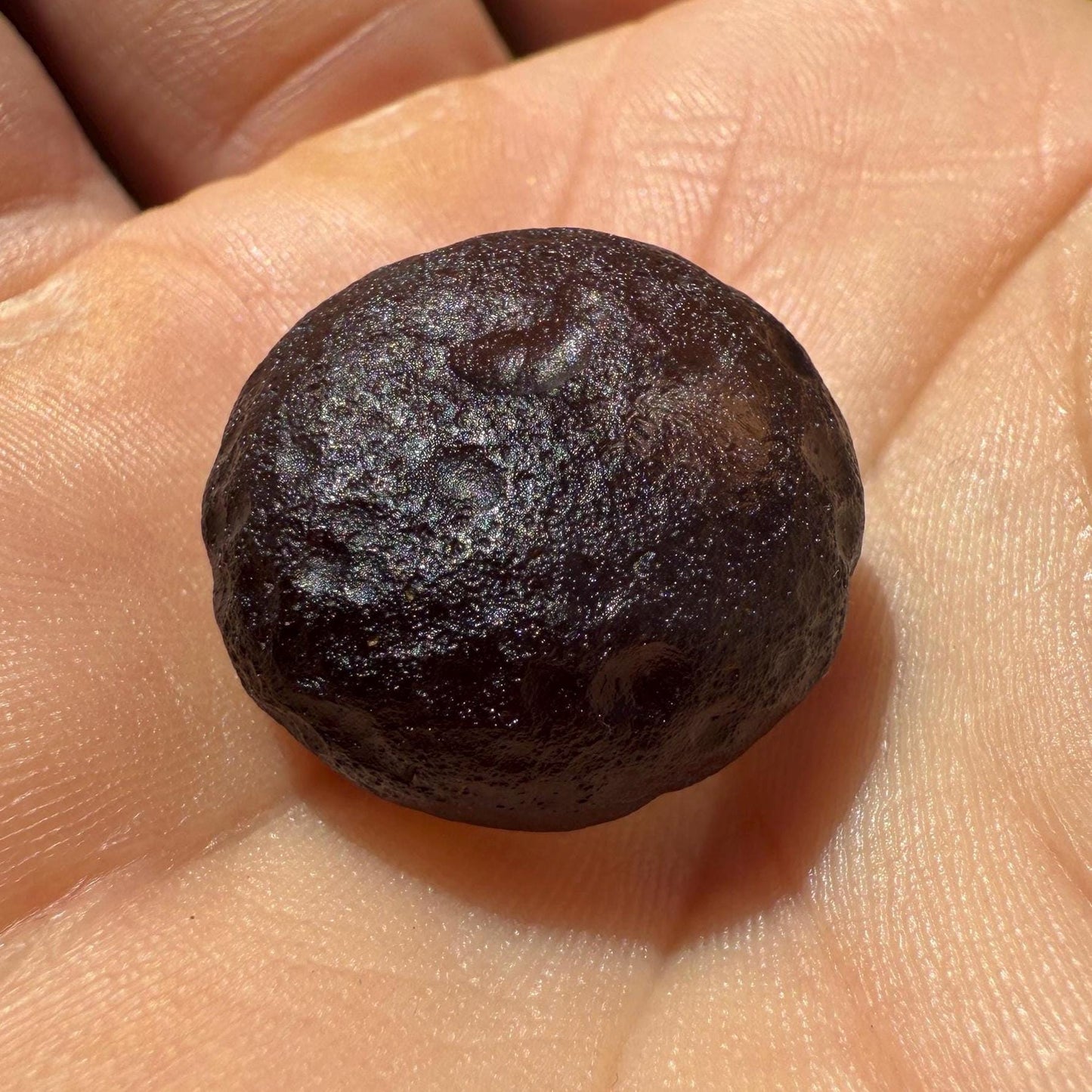 Colombianite Specimen, Beautiful and Translucent, Rare Air Bubble, Shamanic, Tektite, Pseudotektite, Obsidian, Healing Energy, 6.10 grams