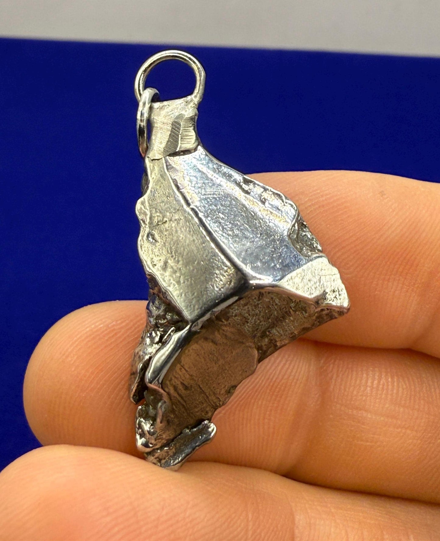 Beautiful Aletai Meteorite Pendant, 12.82 grams, Astronomy Gift, Authentic Meteorite, Meteorite Jewelry, Meteorite Pendant, COA, Space Gift