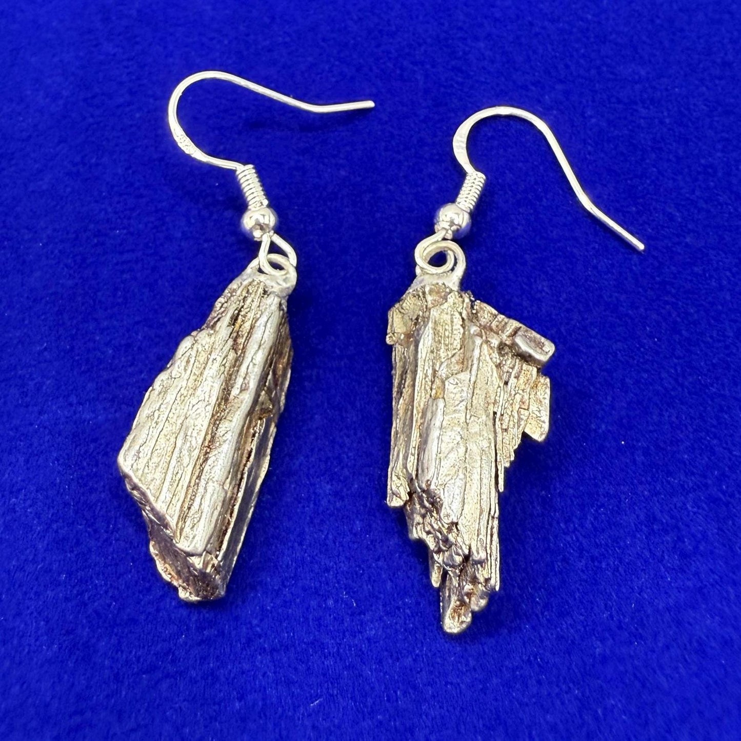 Aletai Meteorite Earings, Meteorite Earings, Fishhook, Handmade Earings, Space Jewelry, Dangle Earrings, Handmade Earrings, 11.22 grams