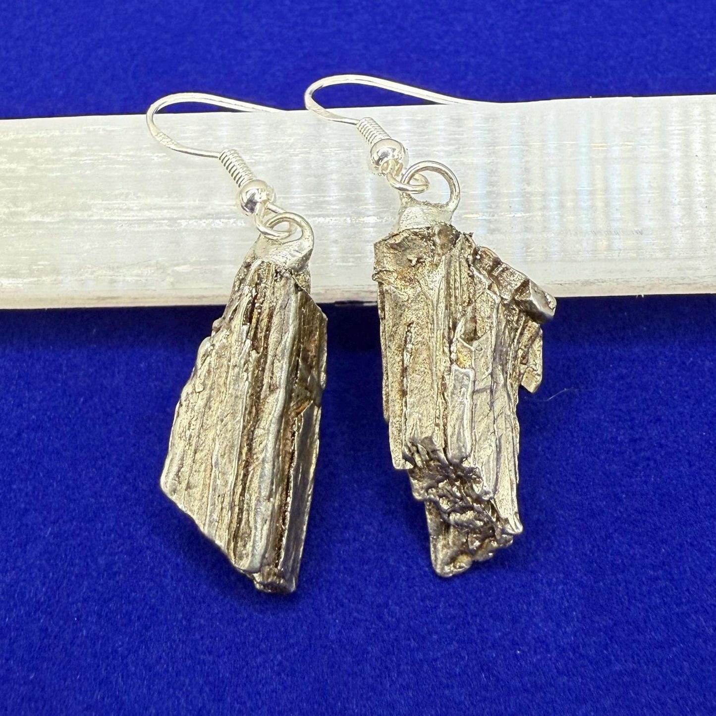 Aletai Meteorite Earings, Meteorite Earings, Fishhook, Handmade Earings, Space Jewelry, Dangle Earrings, Handmade Earrings, 11.22 grams
