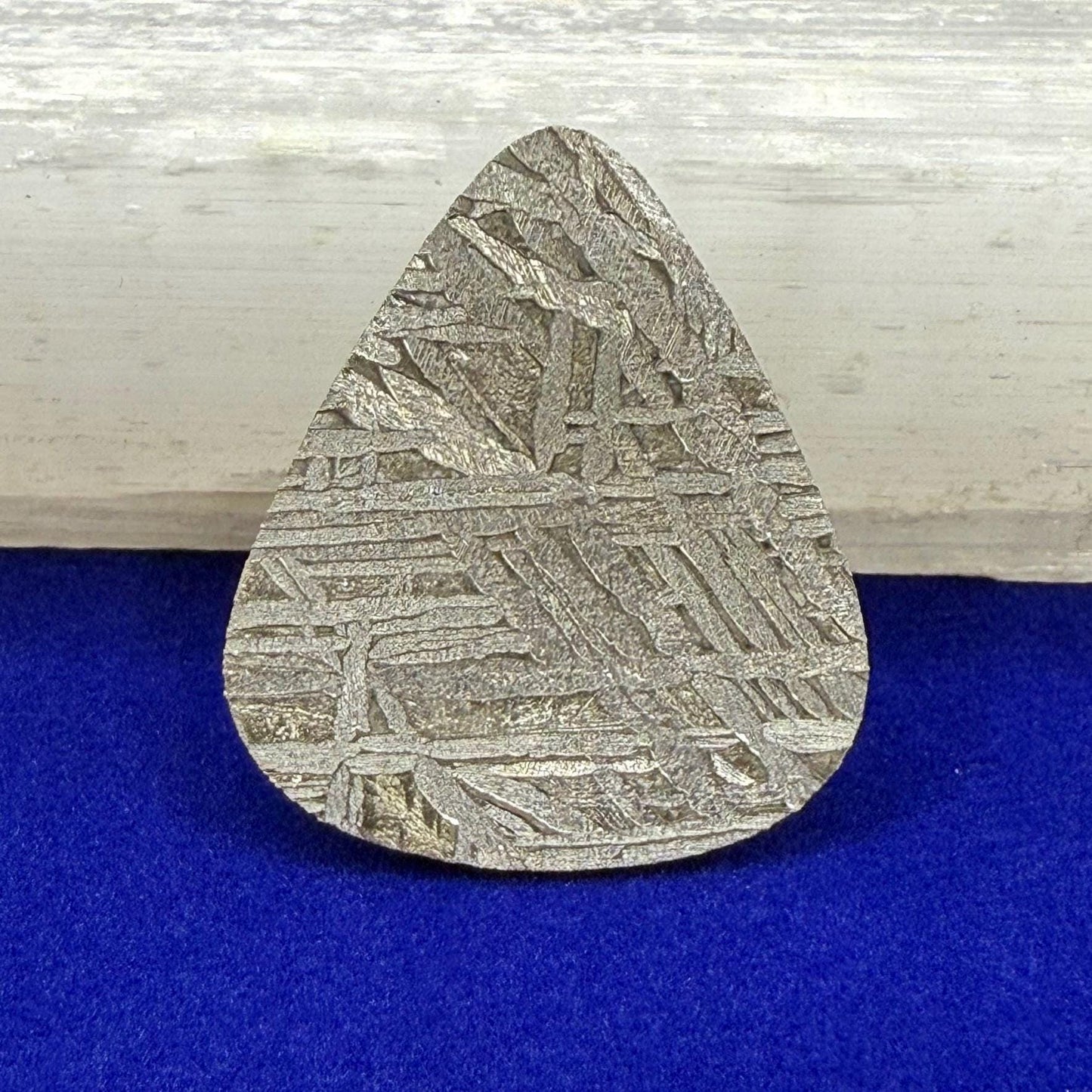 Aletai Meteorite Guitar Pick, Etched & Polished, 8.01g, Authentic Iron Meteorite, Truly Out of This World, Unique Music Gift, Astronomy Gift