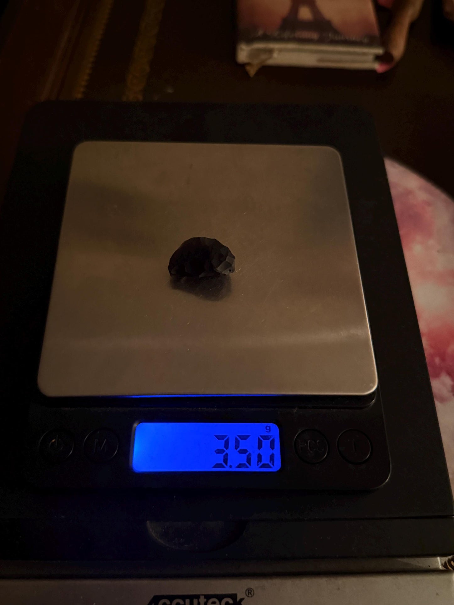 Saffordite Stone, Cintamani, Shamanic, Arizona, Pseudotektite, Obsidian, Metaphysical, Reiki Energy, Visible Internal Bubbles, 3.50 grams