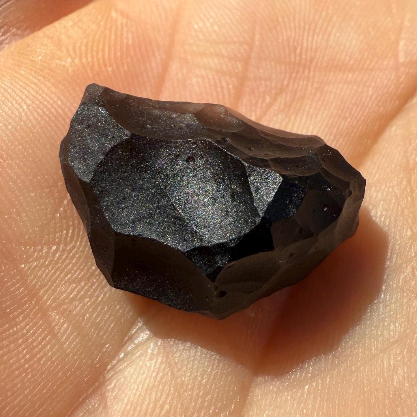 Saffordite Stone, Cintamani, Shamanic, Arizona, Pseudotektite, Obsidian, Metaphysical, Reiki Energy, Visible Internal Bubbles, 3.50 grams